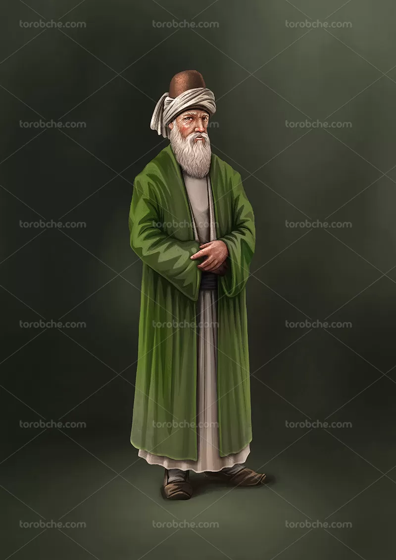 عکس مولانا | گرافیک با طعم تربچه