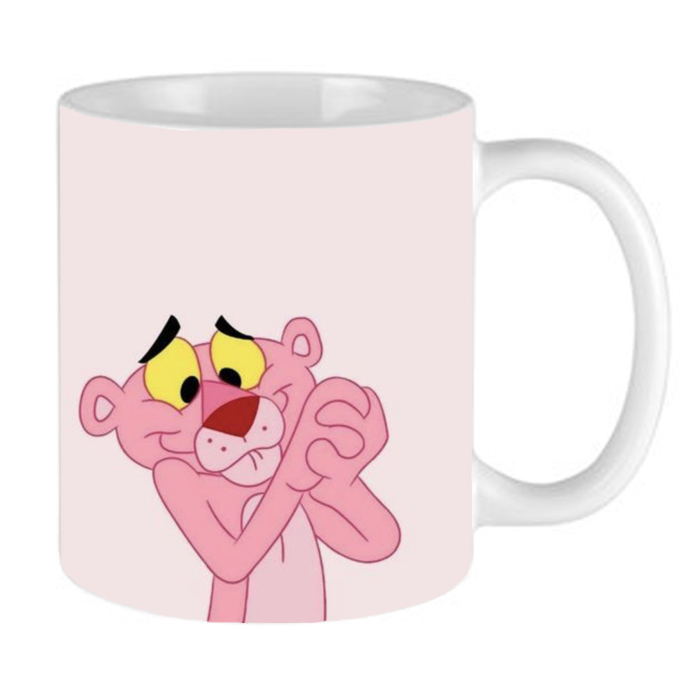 ماگ طرح پلنگ صورتی مدل PALANG77