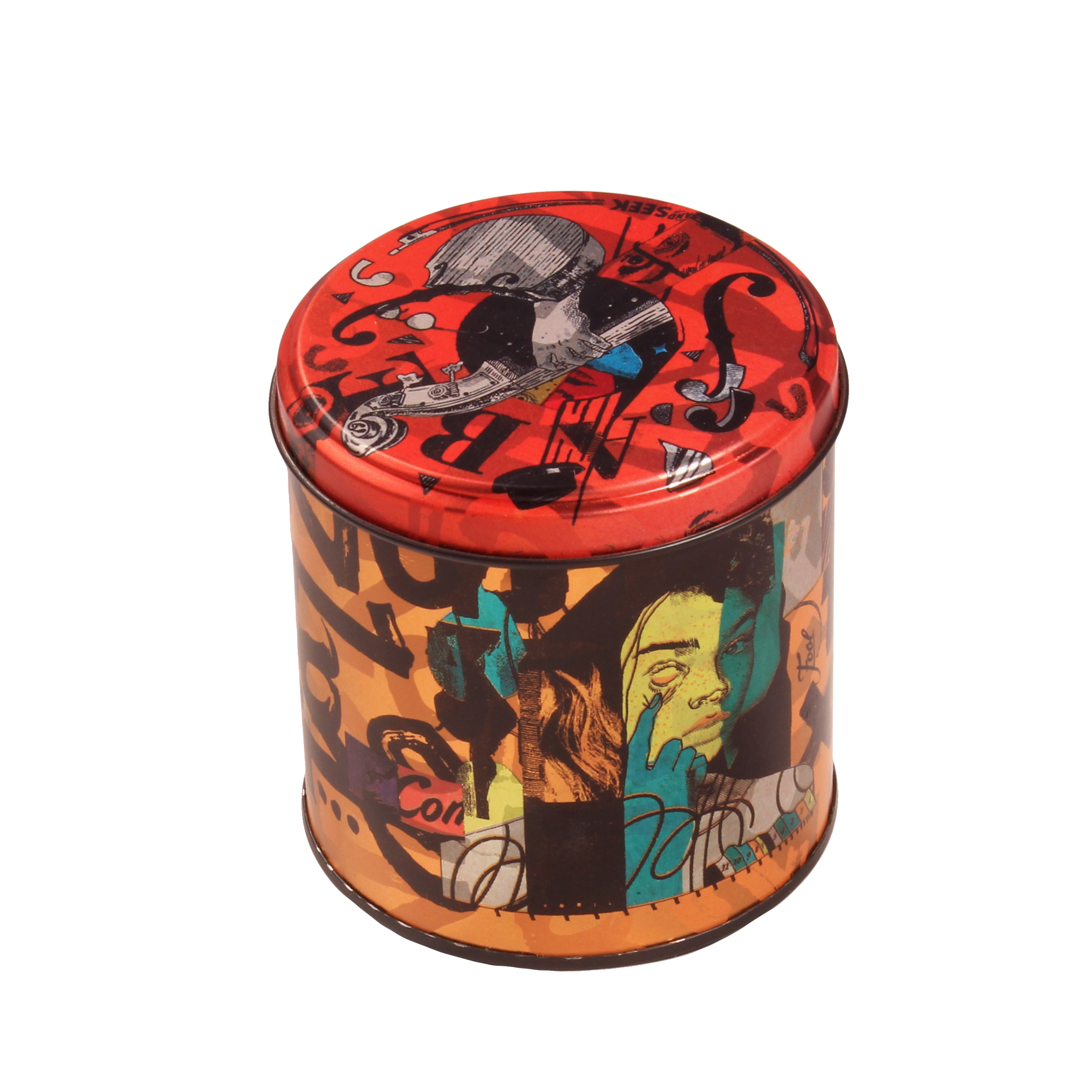 جعبه هدیه فلزی طرح موسیقی