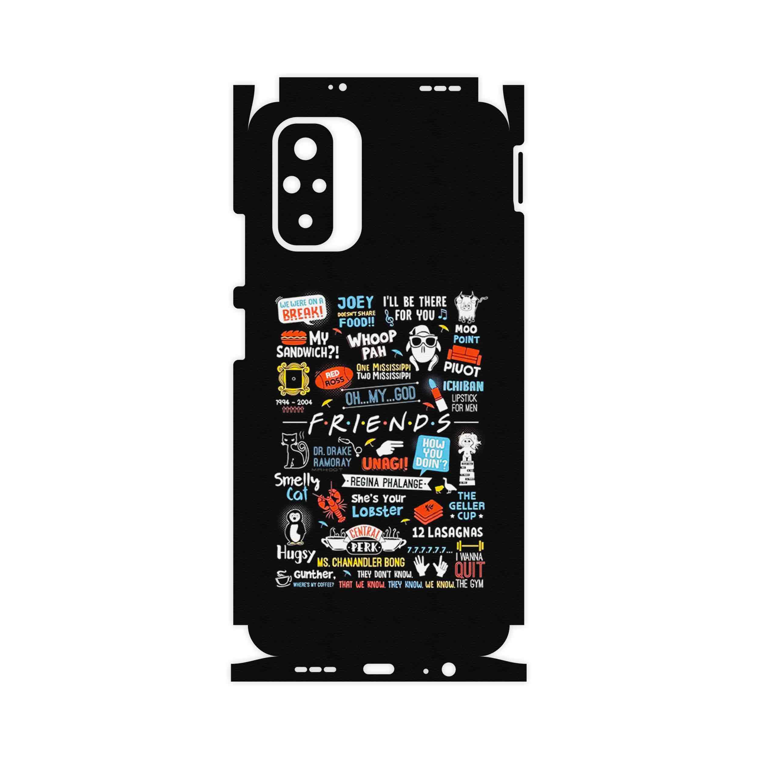 برچسب پوششی ماهوت مدل Friends 2-FullSkin مناسب برای گوشی موبایل شیائومی Redmi Note 10s