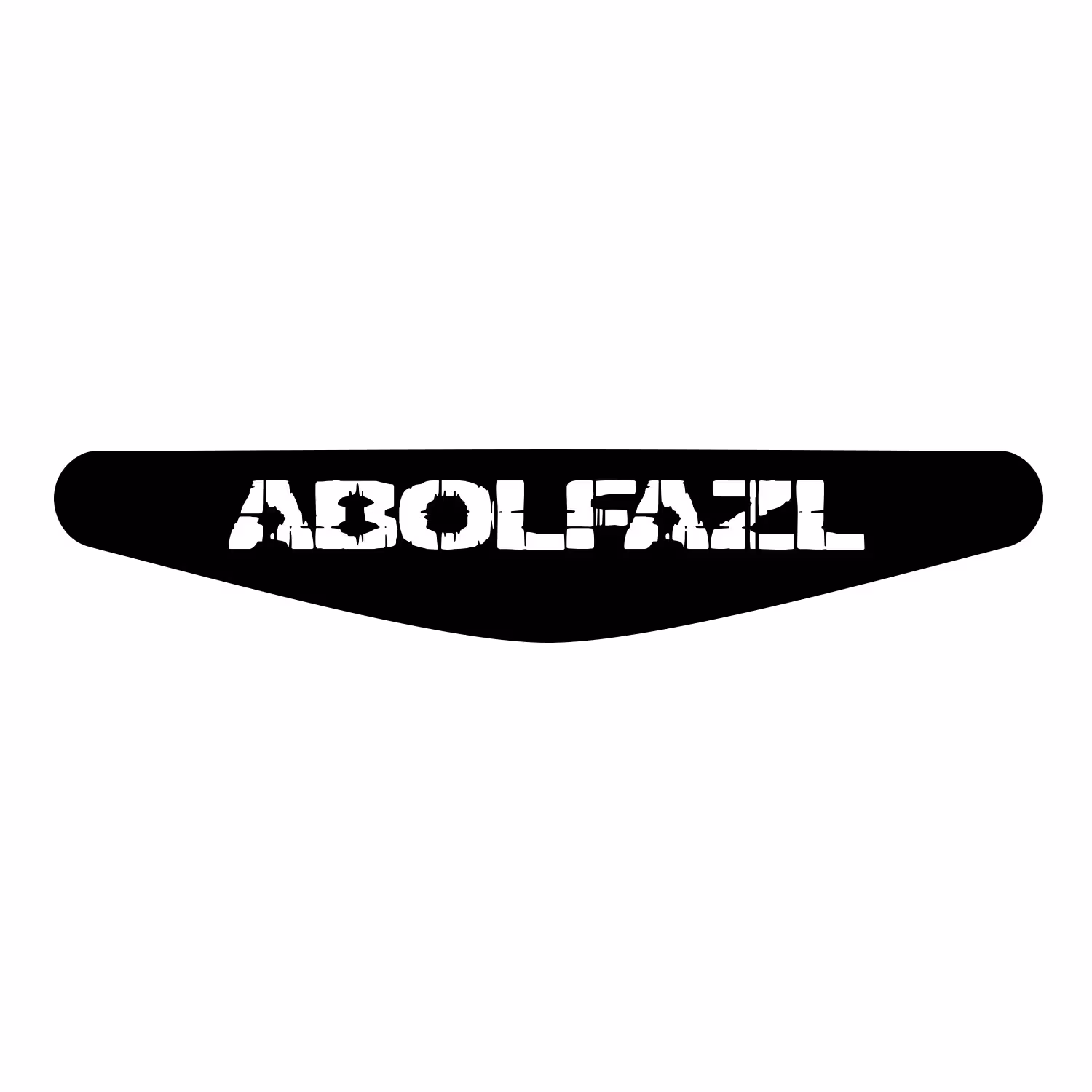 برچسب لایت بار دسته پلی استیشن 4 ونسونی طرح Abolfazl