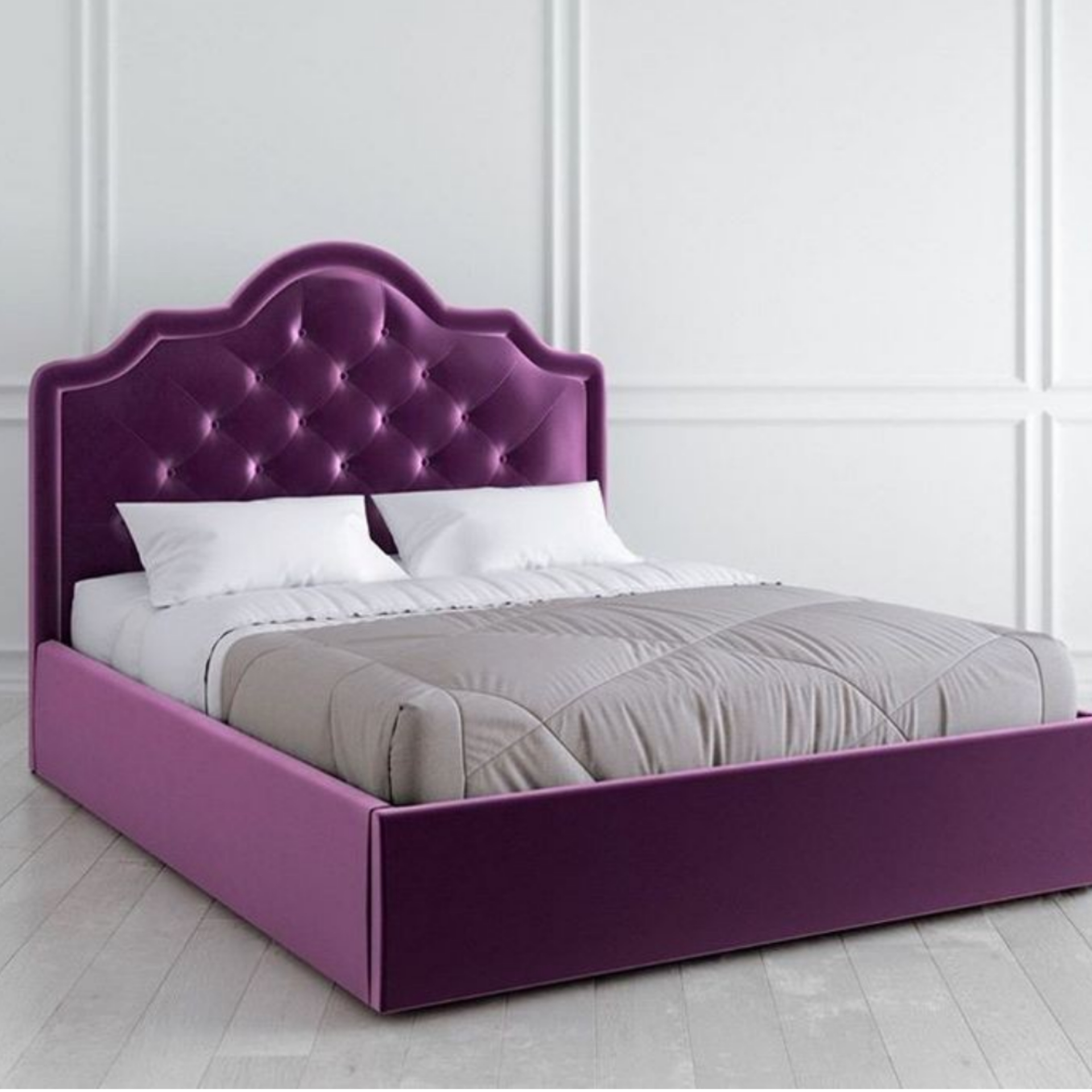 	 تخت خواب یک نفره مدل آلگا سایز 120×200 سانتی متر