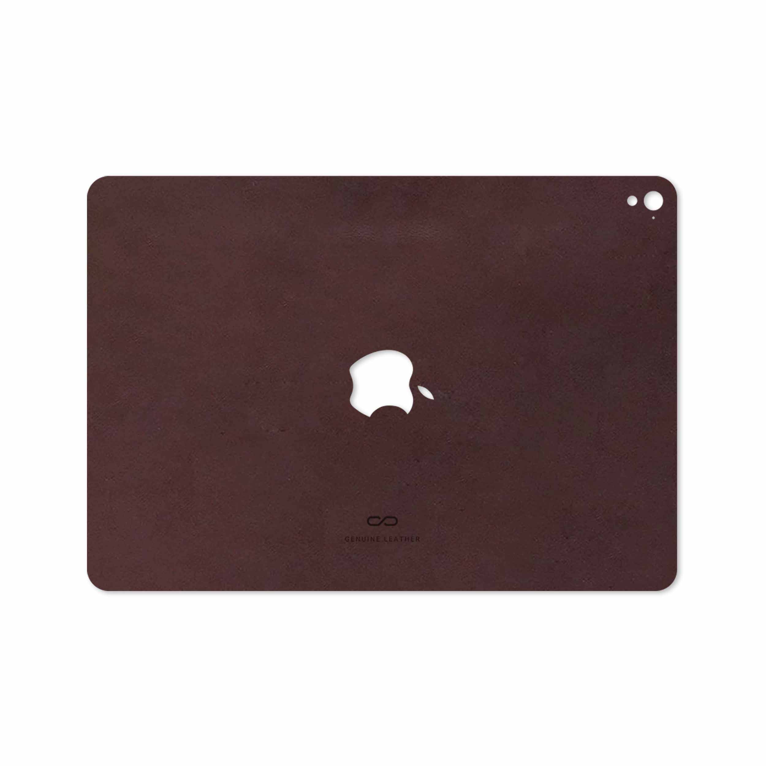برچسب پوششی ماهوت مدل Matte-Dark-Brown-Leather مناسب برای تبلت اپل iPad Pro 9.7 2016 A1673