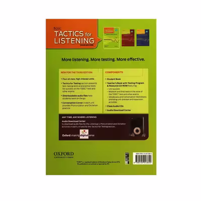 کتاب Tactics For Listening اثر Jack C.Richards And Grant Trew انتشارات اشتیاق نور