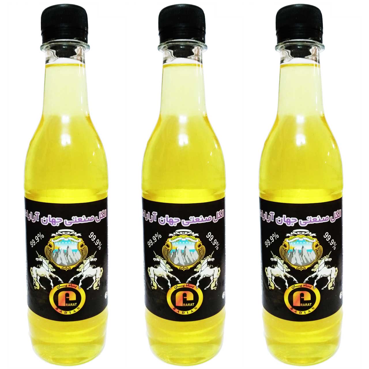 الکل صنعتی جهان آرارات مدل mb03 حجم 450 میلی لیتر بسته 3 عددی