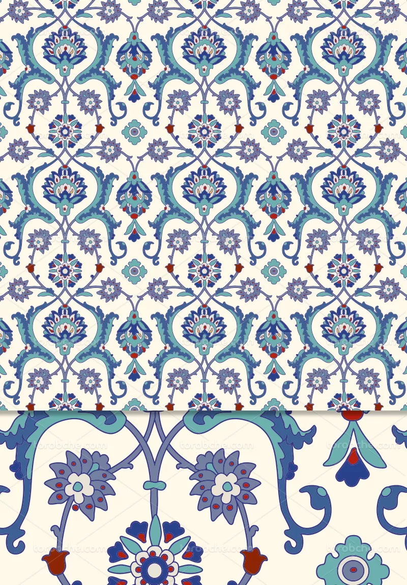 وکتور کاشی کاری مسجد | گرافیک با طعم تربچه