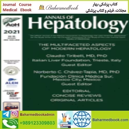 Annals of Hepatology Volume 20 to 26 2021 TRUE PDF price 4€ - کتاب پزشکی بهار
