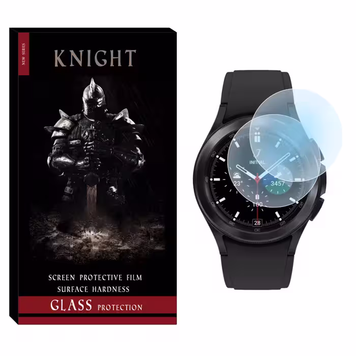 محافظ صفحه نمایش شیشه‌ای نایت مدل SH-KT مناسب برای ساعت هوشمند سامسونگ Galaxy Watch 4 Classic 42mm بسته دو عددی