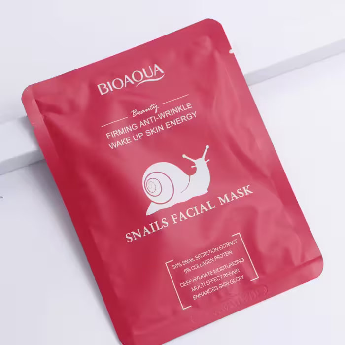 ماسک صورت ورقه ای حلزون 25 گرم بیوآکوآ BIOAQUA کد 91270
