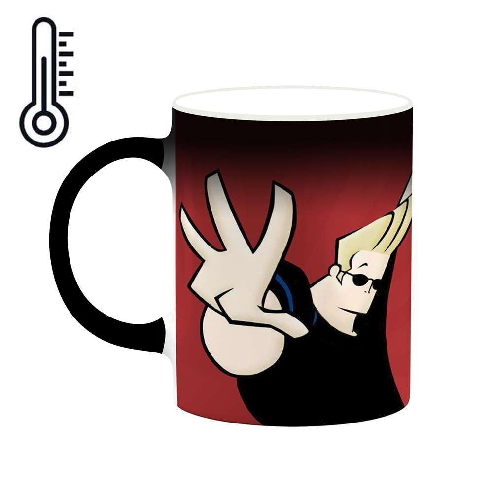 ماگ حرارتی کاکتی طرح کارتون Johnny Bravo مدل mgh22692