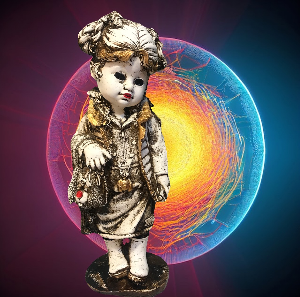 مجسمه دختر - محسمه دختر زیبا - مجسمه دختر زیبا و شیک - مجسمه دخترانه