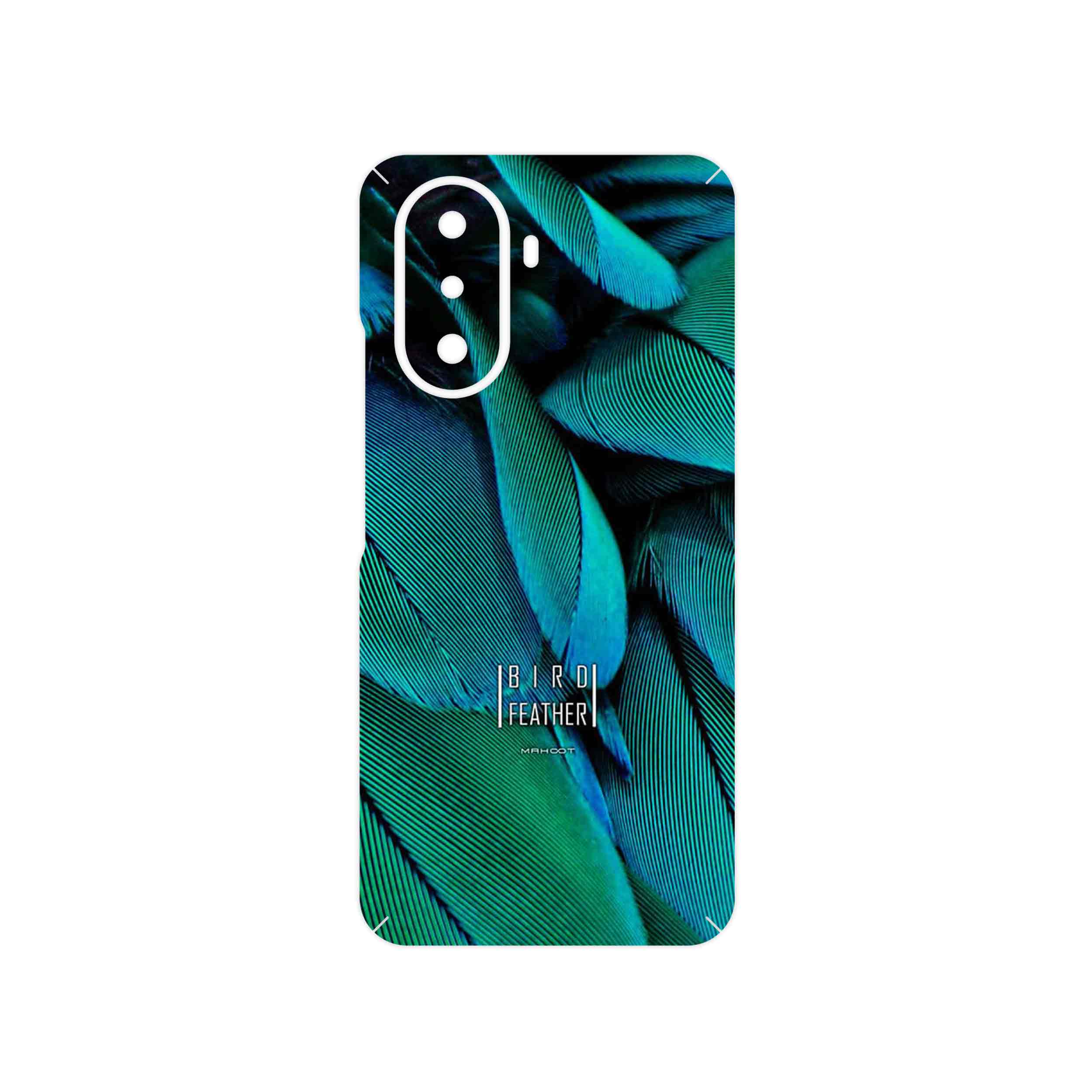 برچسب پوششی ماهوت مدل Green Feather مناسب برای گوشی موبایل هوآوی Nova Y70 Plus