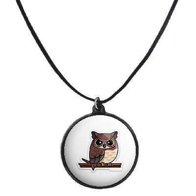 گردنبند پرمانه طرح حیوانات کیوت کد pmb.21436 مدل دو طرفه