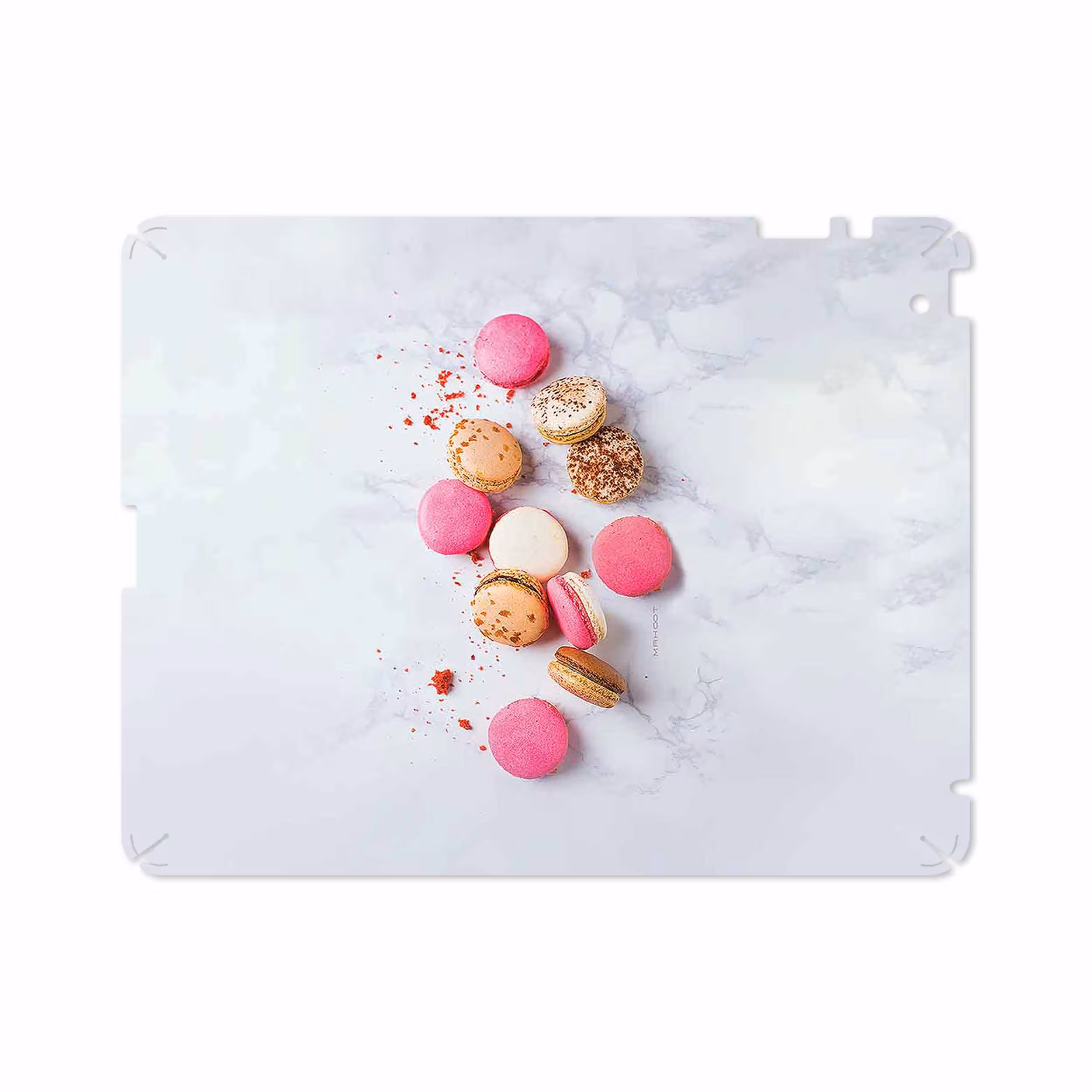 برچسب پوششی ماهوت مدل Macaron cookie مناسب برای تبلت اپل iPad 2 2011 A1395