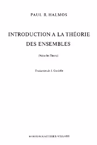 خرید و دانلود نسخه کامل کتاب Introduction a la theorie des ensembles