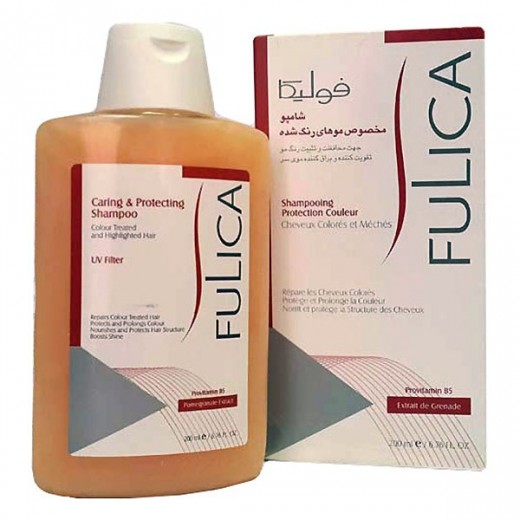 شامپو موهای رنگ شده فولیکا 200 میلی لیتر