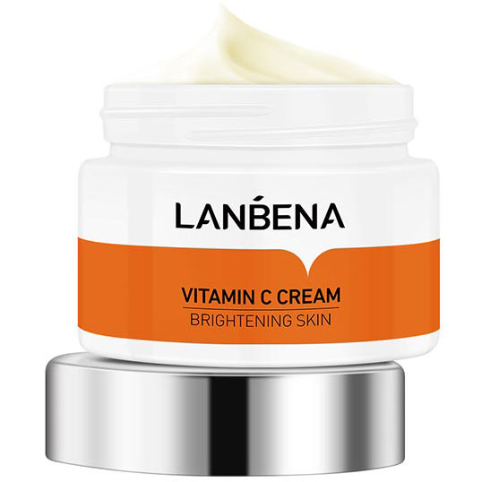 کرم روشن کننده ویتامین سی لانبنا Lanbena حجم 50 گرم