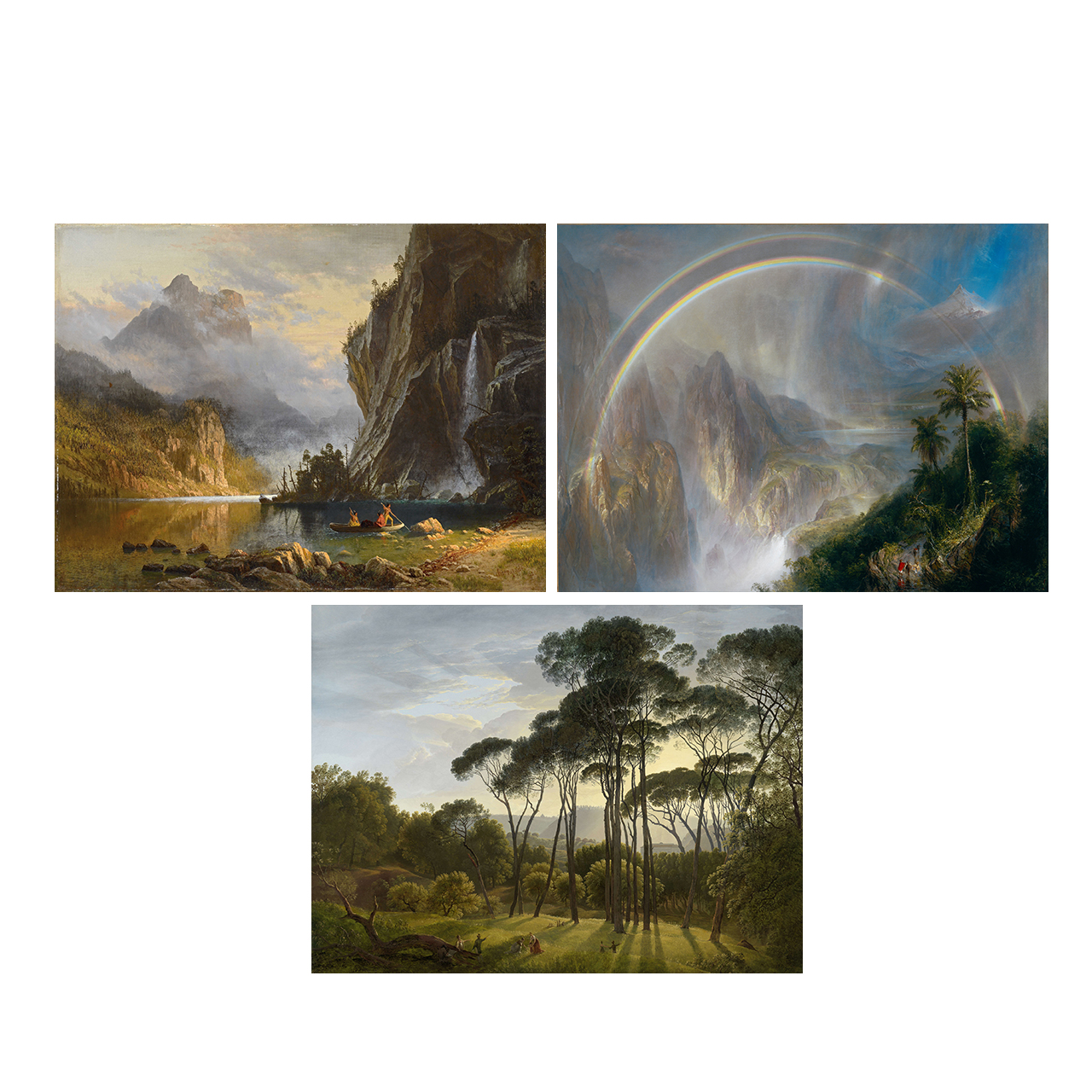 تابلو شاسی طرح معروف ترین نقاشی های جهان کد SET014 مجموعه 3 عددی