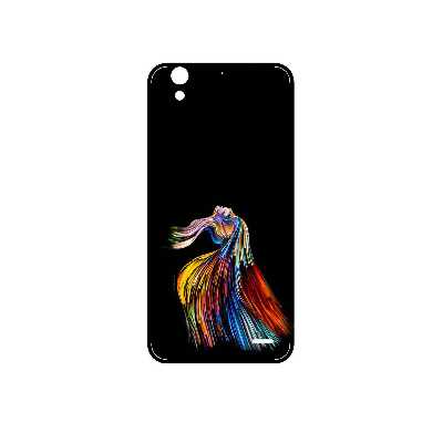 برچسب پوششی ماهوت مدل Rainbow Hair Digital Art مناسب برای گوشی موبایل هوآوی Ascend G630