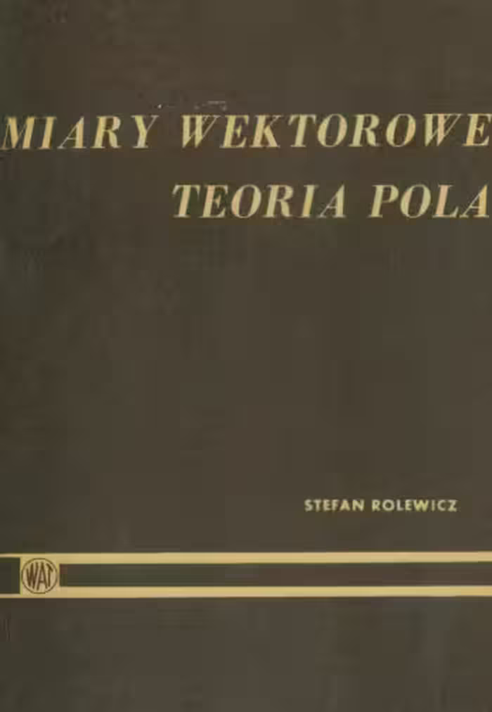 خرید و دانلود نسخه کامل کتاب Miary wektorowe - teoria pola