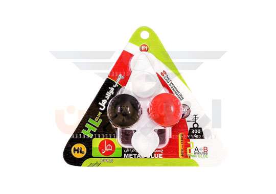 چسب دوقلو فولاد کاسه ای هل 7 گرمی hl