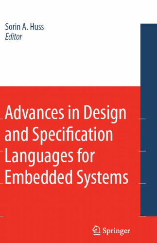 خرید و دانلود نسخه کامل کتاب Advances in Design and Specification Languages for Embedded Systems