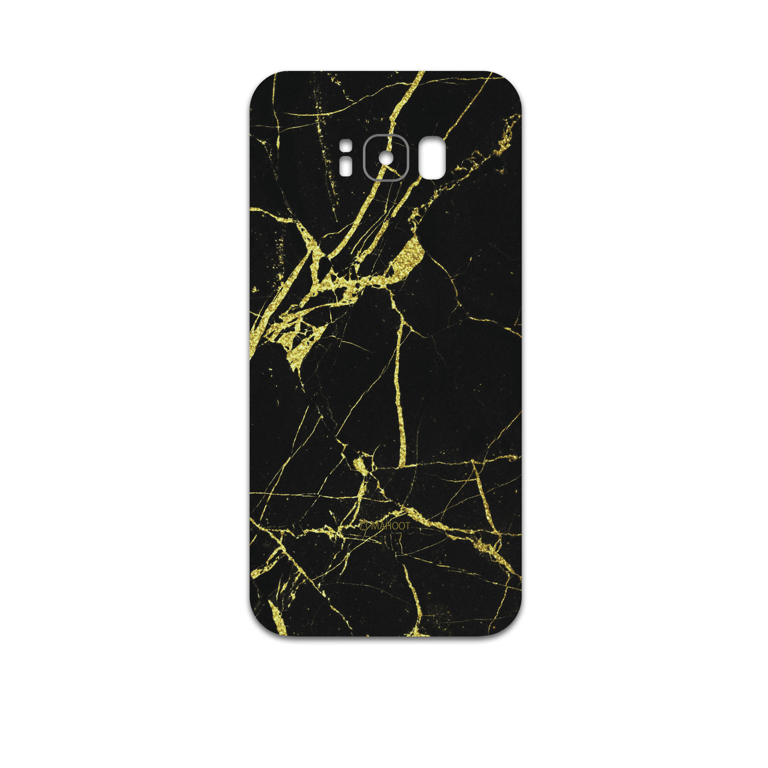 برچسب پوششی ماهوت مدل Graphite-Gold-Marble مناسب برای گوشی موبایل سامسونگ Galaxy S8 Plus
