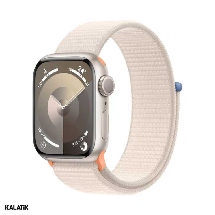 اپل واچ سری 9 مدل 45mm بدنه آلومینیوم با بند پارچه ای