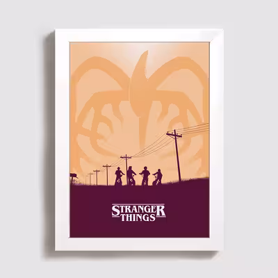 تابلو مدل stranger things netflix W471