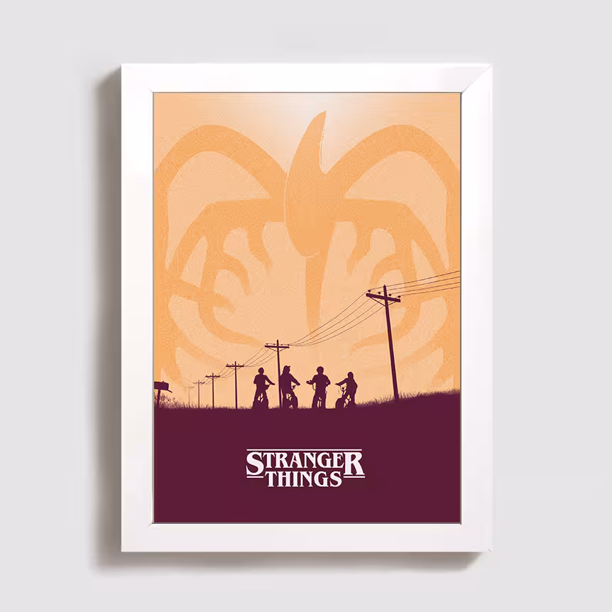 تابلو مدل stranger things netflix W471