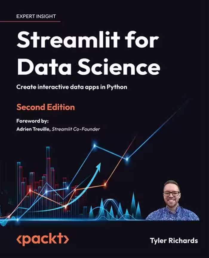 خرید و دانلود نسخه کامل کتاب Streamlit for Data Science: Create interactive data apps in Python