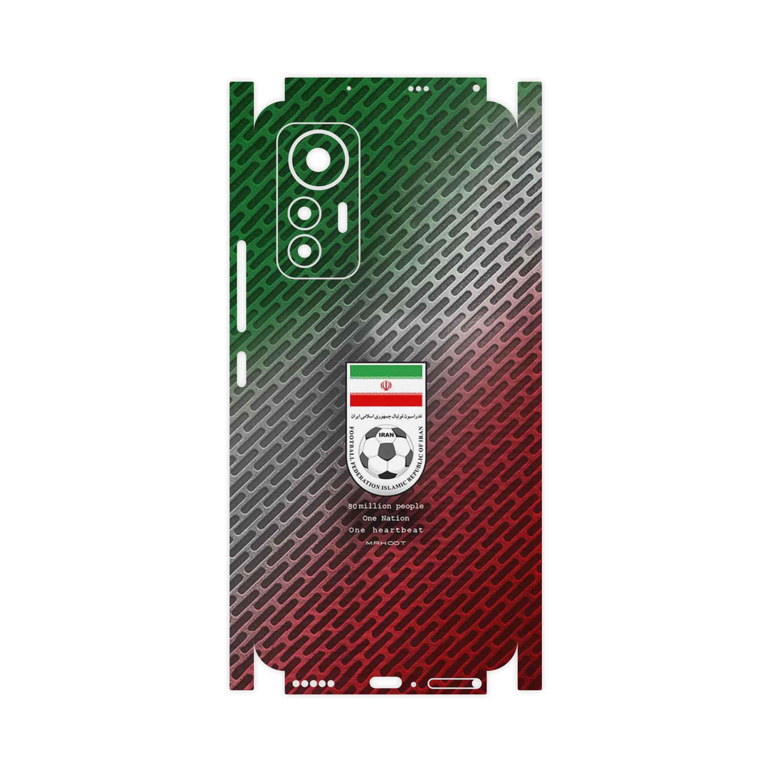 برچسب پوششی ماهوت مدل Iran_National_Football_Team-FullSkin مناسب برای گوشی موبایل شیائومی 12 Lite