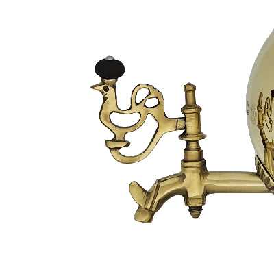  سماور زغالی عبدی مدل صدف گنجایش 2.5 لیتر