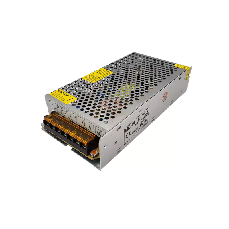 آداپتور (منبع تغذیه) سوئیچینگ 12 ولت 15 آمپر S-180-12