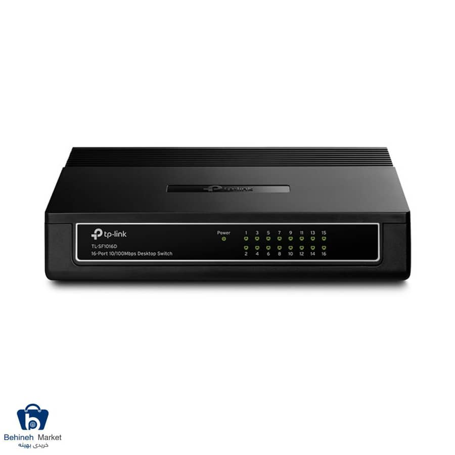سوییچ 16 پورت مگابیتی و دسکتاپ تی پی-لینک مدل TL-SF1016D