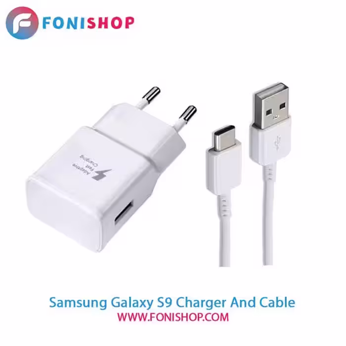 کابل و شارژر فست شارژ اصلی سامسونگ Samsung Galaxy S9