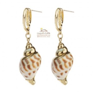گوشواره زنانه نگین صدفی EAR571W0