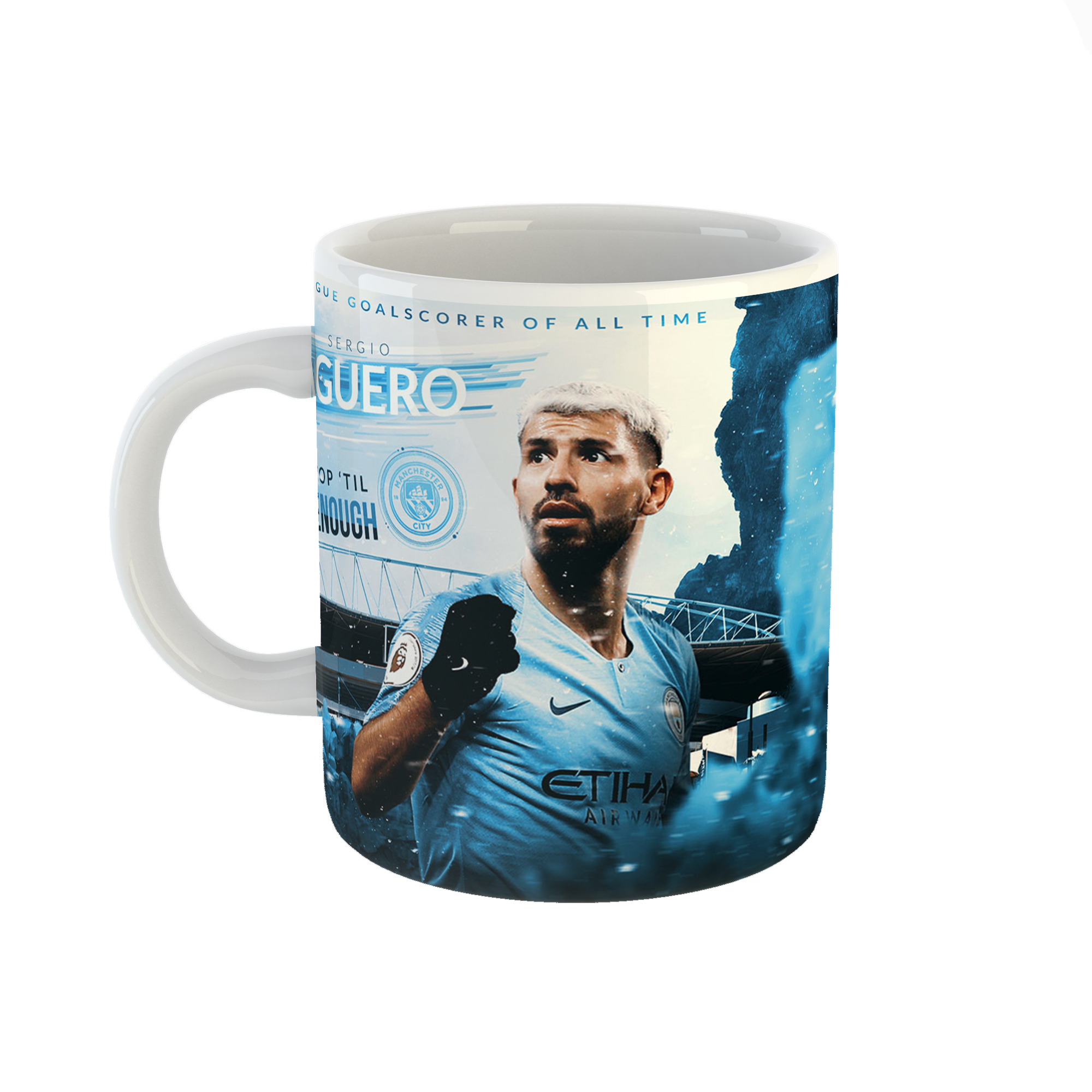ماگ طرح aguero مدل manchester city کد 2285