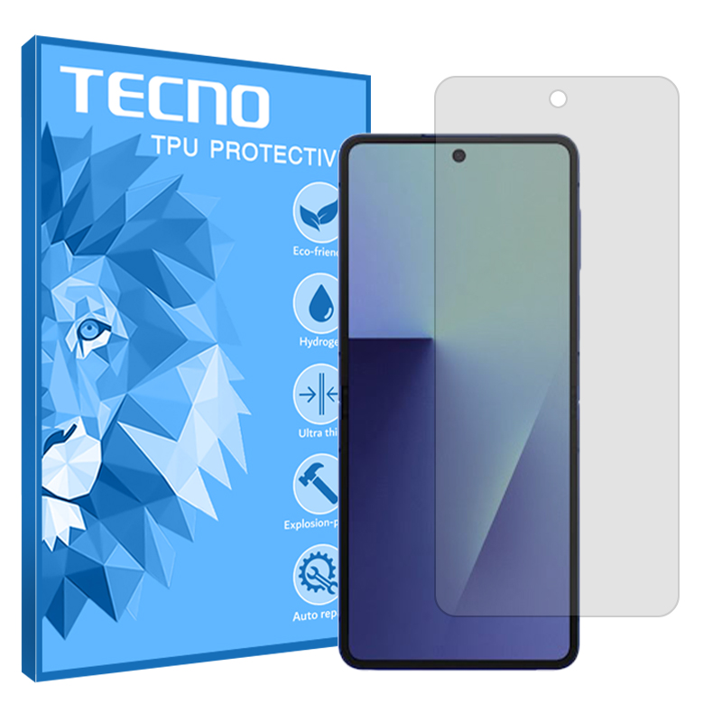 گلس سامسونگ Galaxy Z Flip7 مدل هیدروژلی شفاف برند تکنو کد S