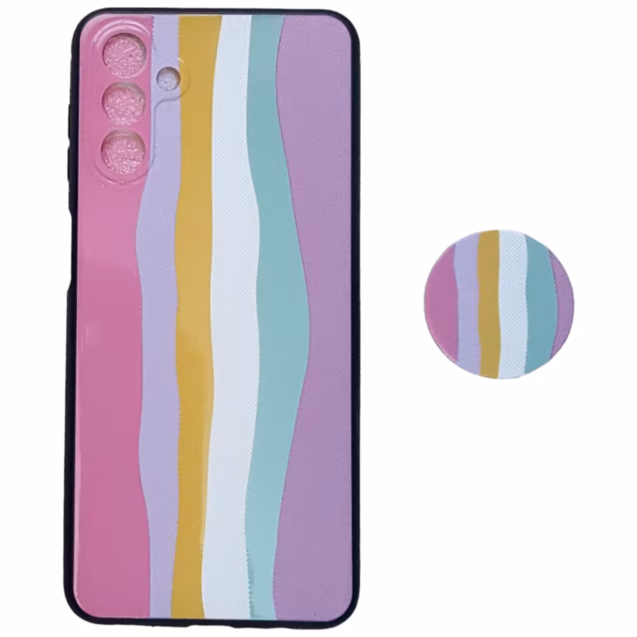 کاور کد GALAX 75 مناسب برای گوشی موبایل سامسونگ Galaxy A13 5G به همراه پایه نگهدارنده