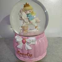 گوی موزیکال برفی دخترانه