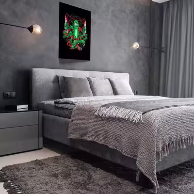 تابلو مدل Rick &amp; Morty کد F-1059