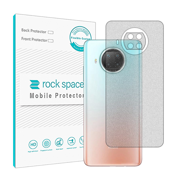 گلس محافظ پشت گوشی شیائومی Redmi Note 9 Pro 5G مدل نانو هیدروژل مات برند راک اسپیس کد 10724S