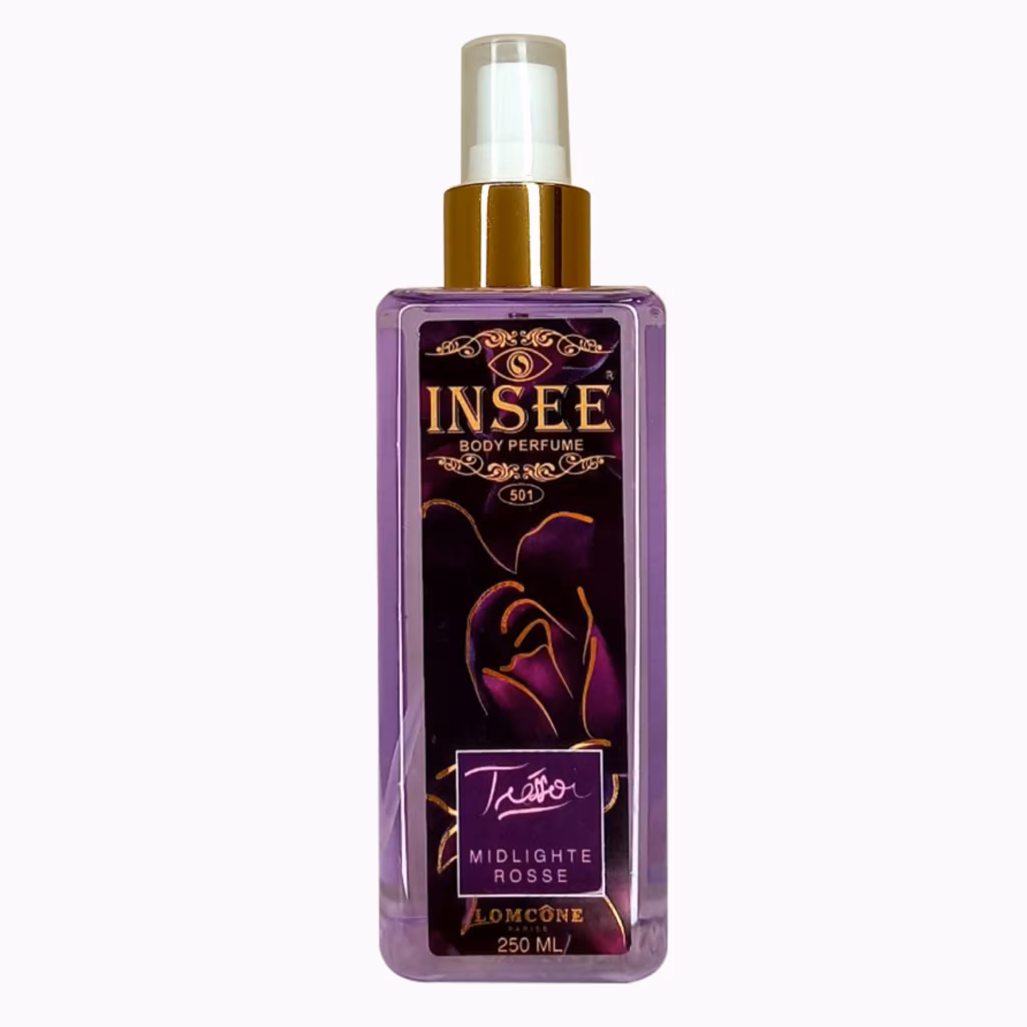 بادی اسپلش زنانه اینسی مدل Lancome Midnight Rose حجم 250 میلی لیتر