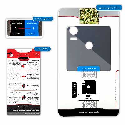 برچسب پوششی ماهوت مدل Hamburger مناسب برای گوشی موبایل اچ تی سی Desire 10 Pro