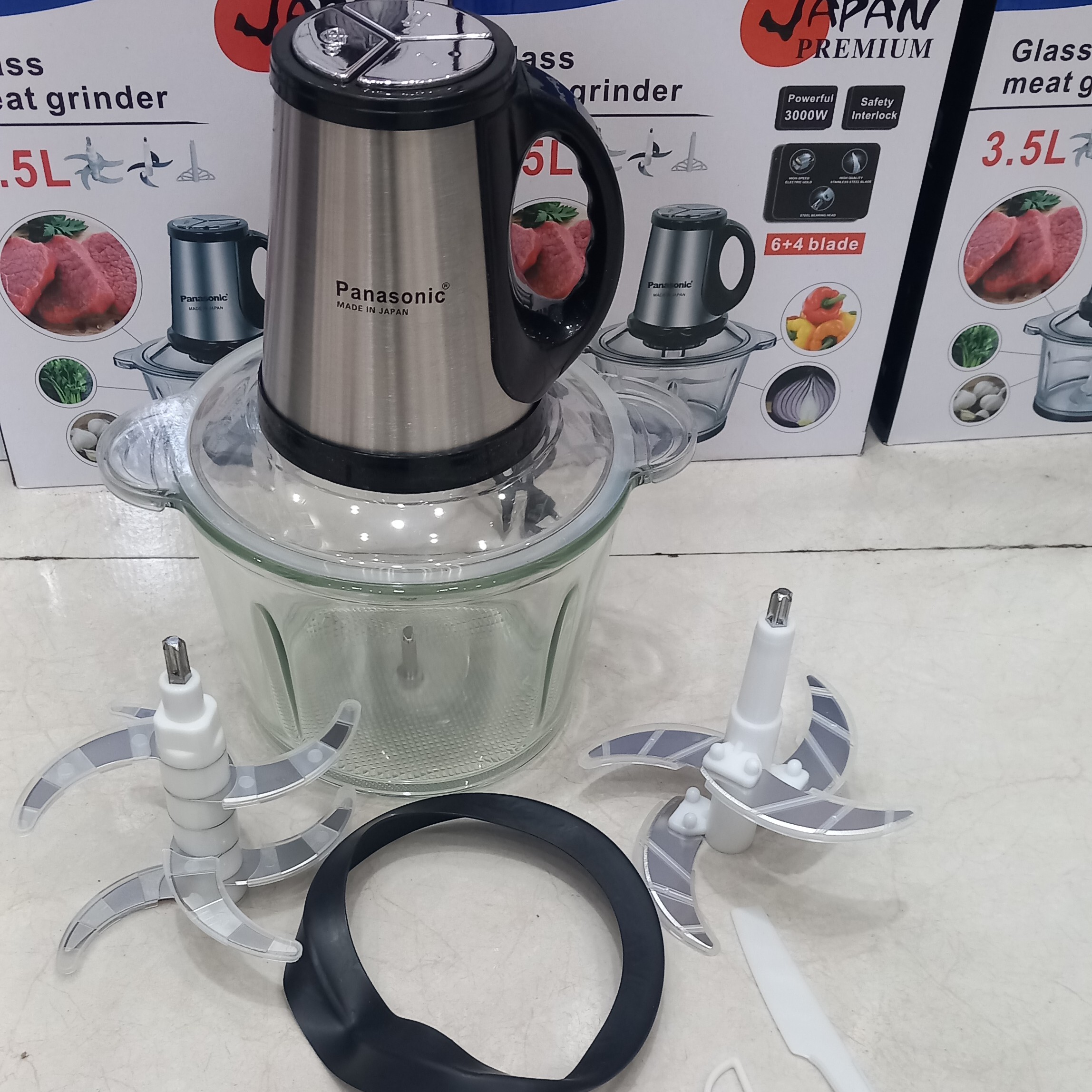 خردکن برقی پاناسونیک 3.5 لیتر پیرکس10تیغه پرس