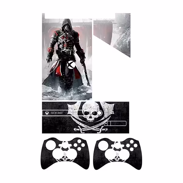 برچسب ایکس باکس 360 سوپر اسلیم طرح Assassins Creed کد 8 مجموعه 4 عددی