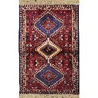 فرش دستبافت یک متری طرح لوزی کد AA360