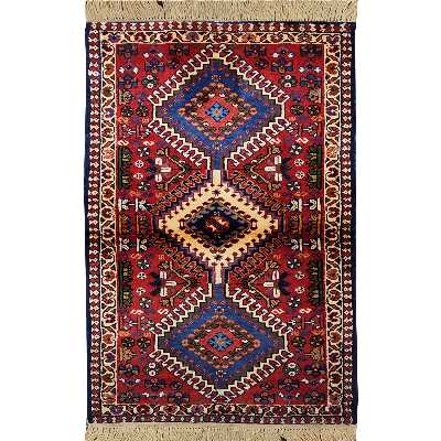 فرش دستبافت یک متری طرح لوزی کد AA360