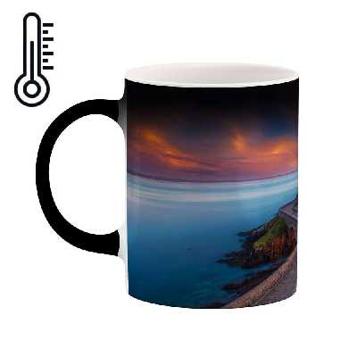 ماگ حرارتی کاکتی طرح منظره مدل mgh16925